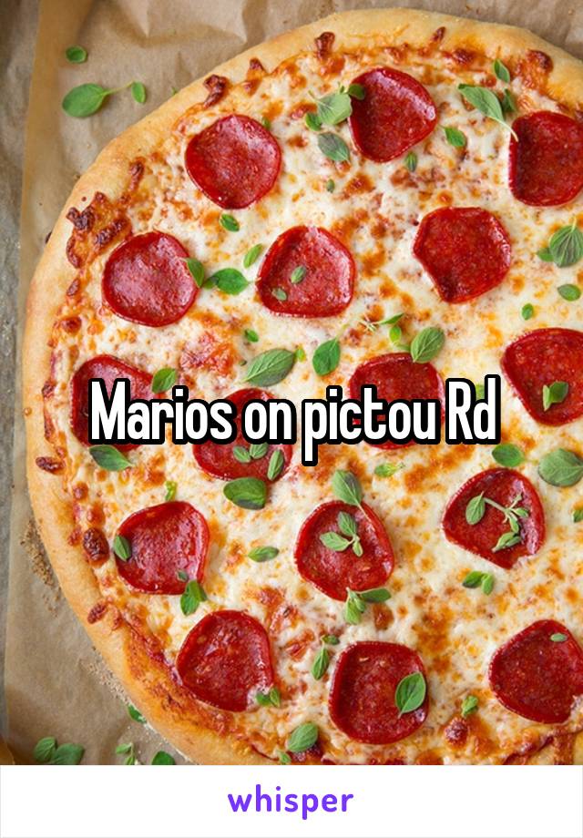 Marios on pictou Rd