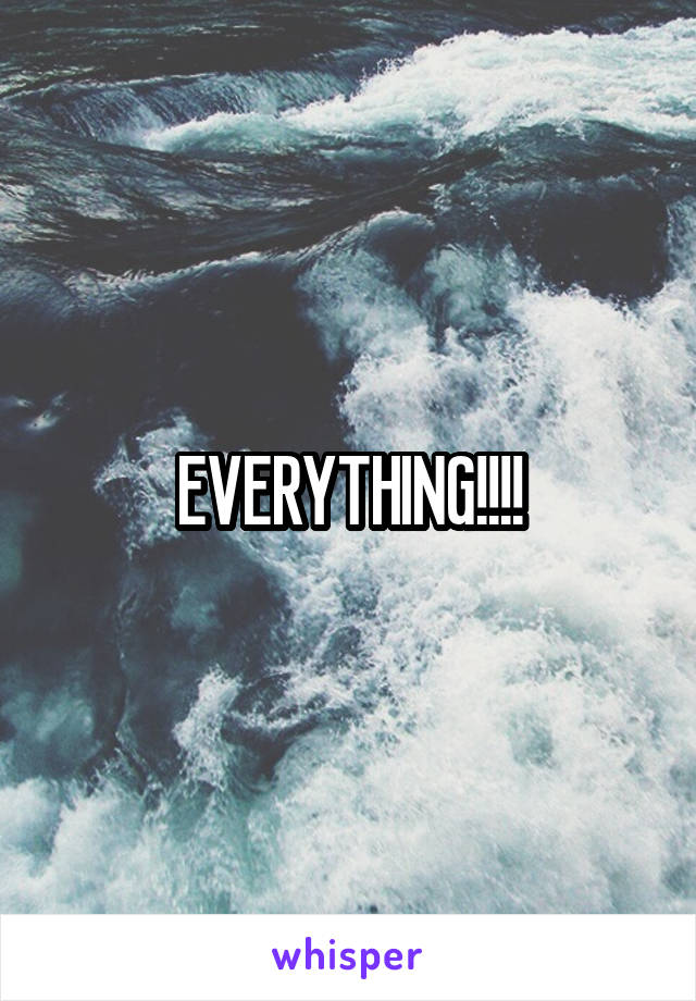 EVERYTHING!!!!