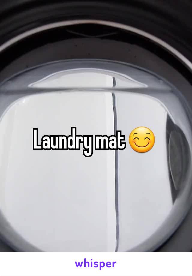 Laundry mat😊