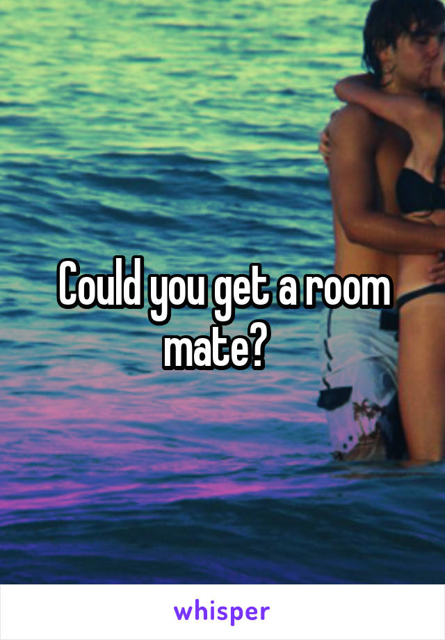Could you get a room mate?  