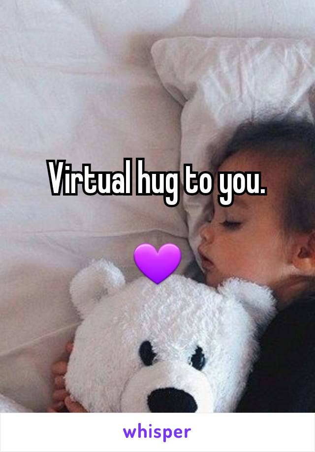 Virtual hug to you.

💜