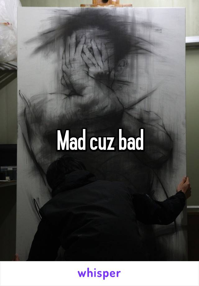 What Does Mad Cuz Bad Mean