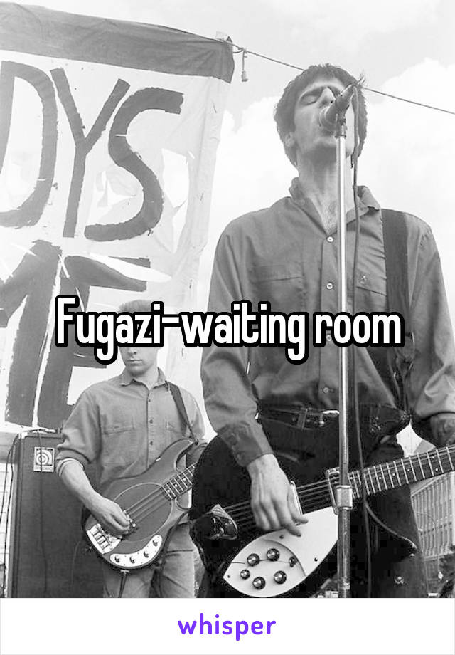 Fugazi-waiting room