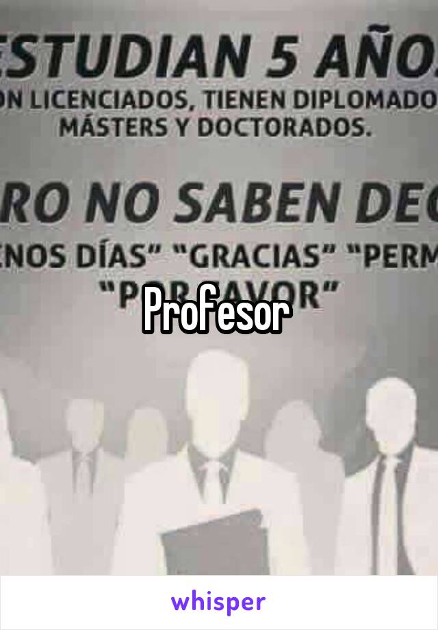 Profesor 
