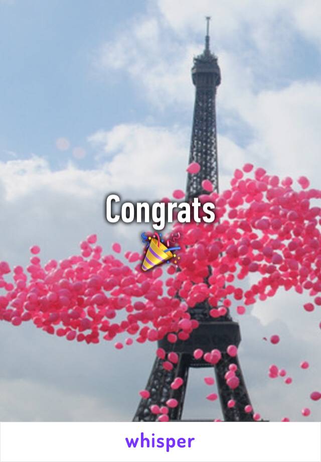 Congrats 
🎉 