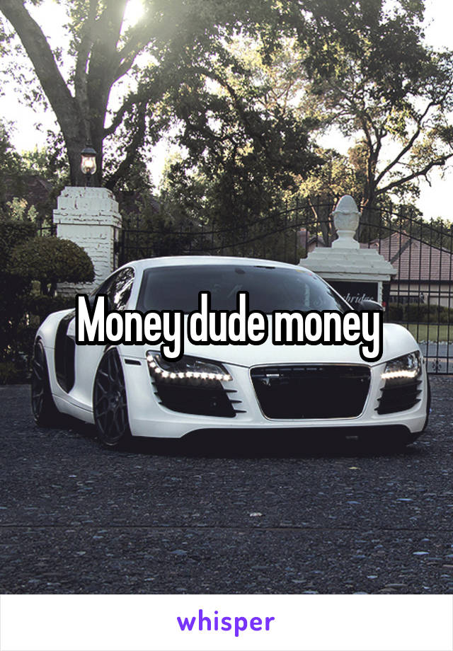 Money dude money