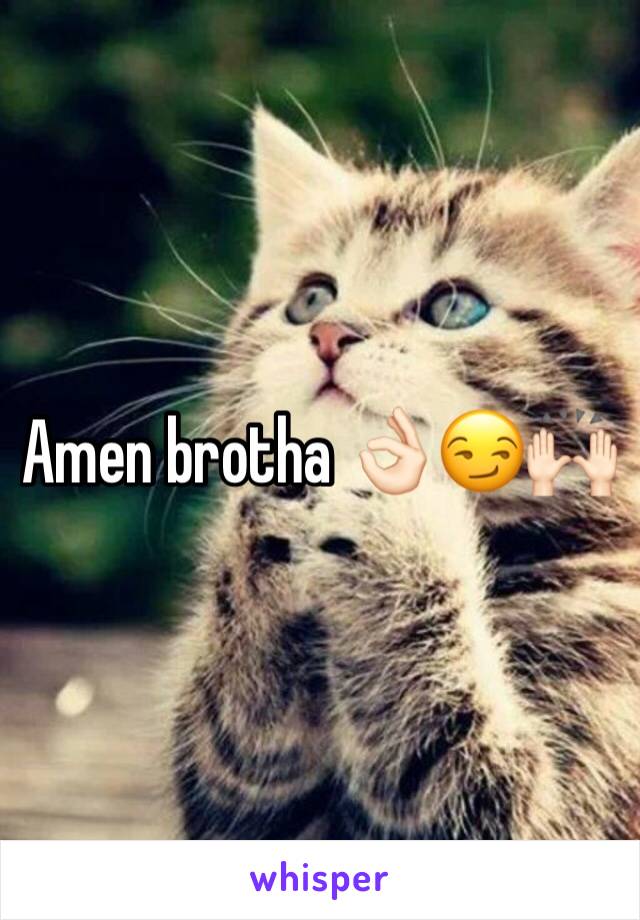 Amen brotha 👌🏻😏🙌🏻
