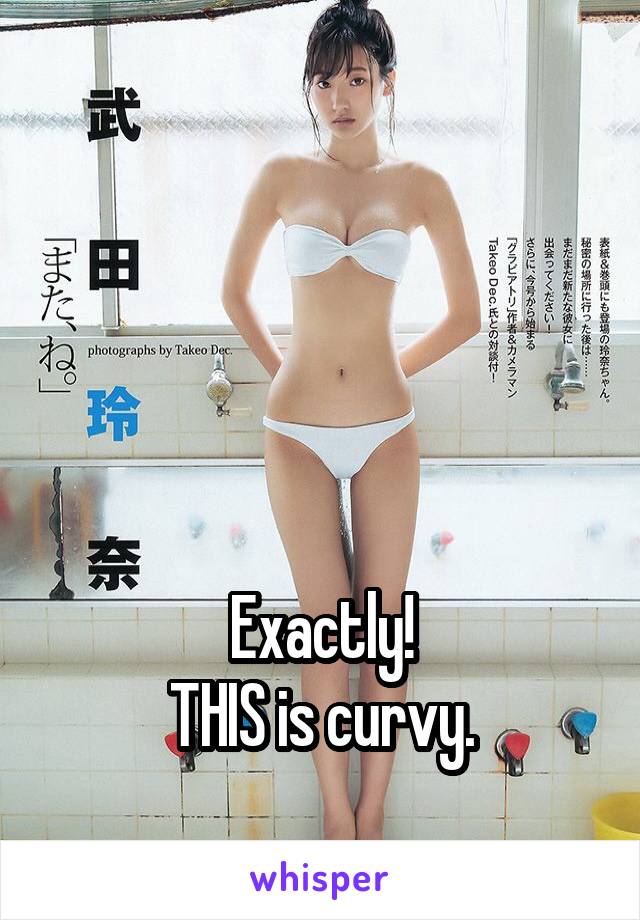 




Exactly!
THIS is curvy.