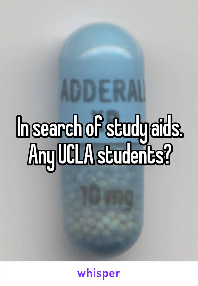 In search of study aids. Any UCLA students?