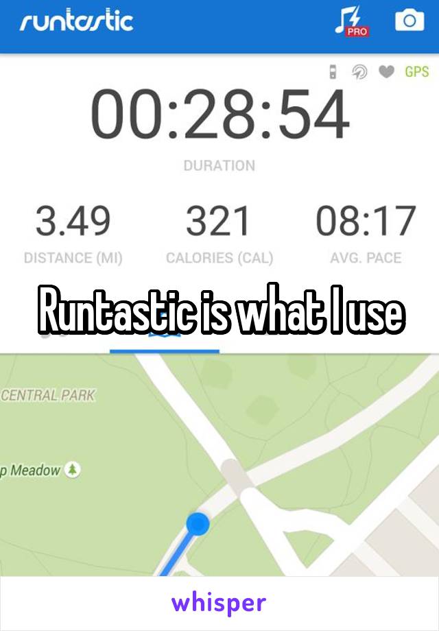 Runtastic is what I use