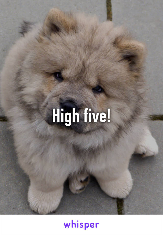 High five!