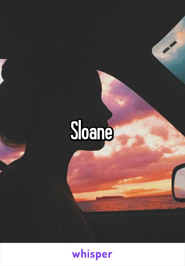 Sloane 