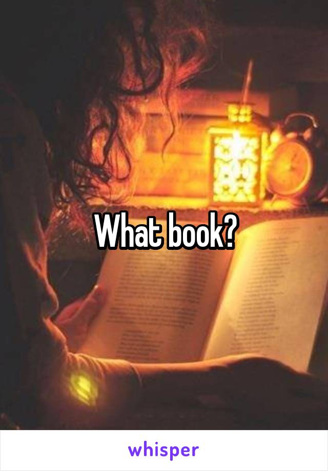 What book?