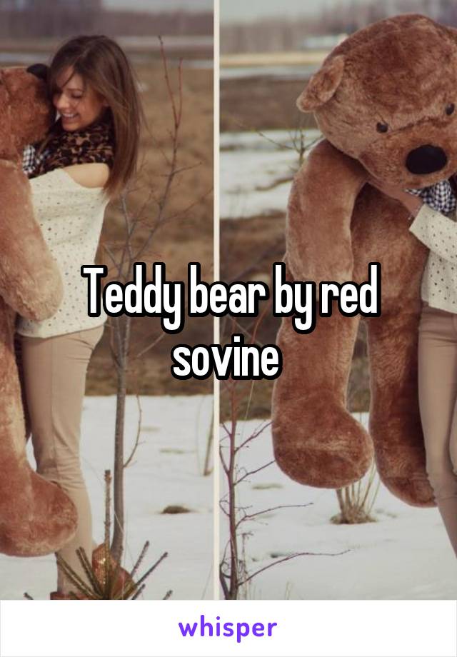 Teddy bear by red sovine 