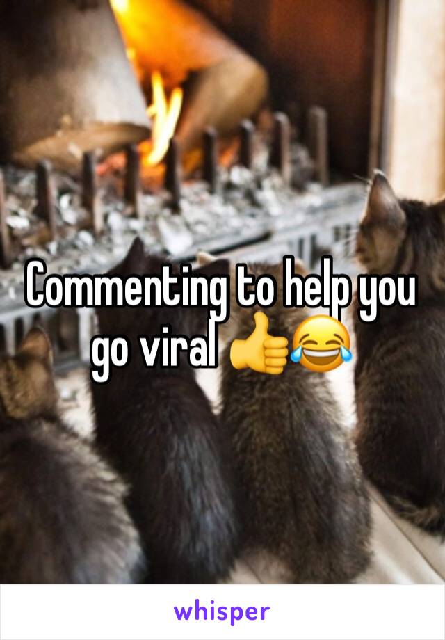 Commenting to help you go viral 👍😂
