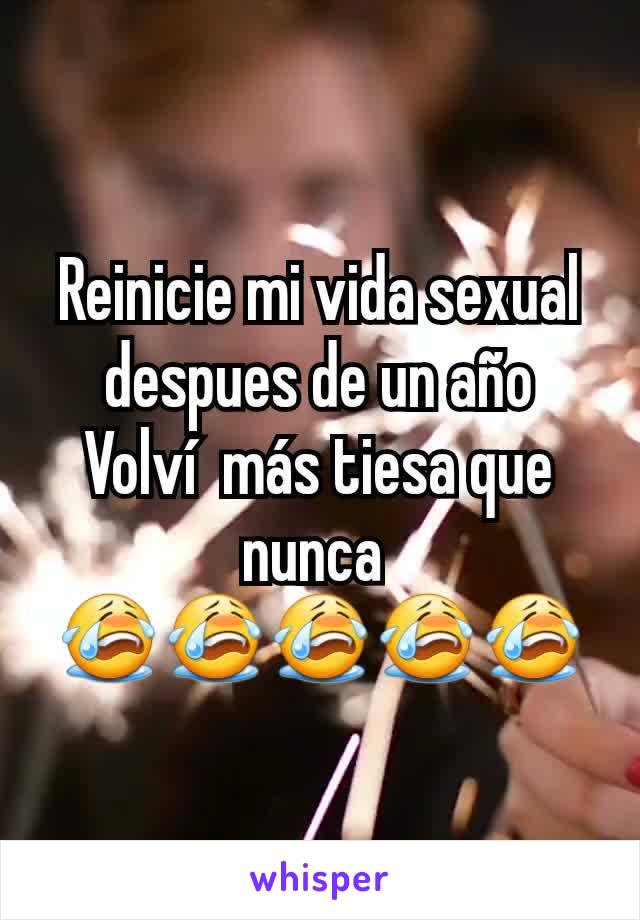 Reinicie mi vida sexual despues de un año
Volví  más tiesa que  nunca 
😭😭😭😭😭