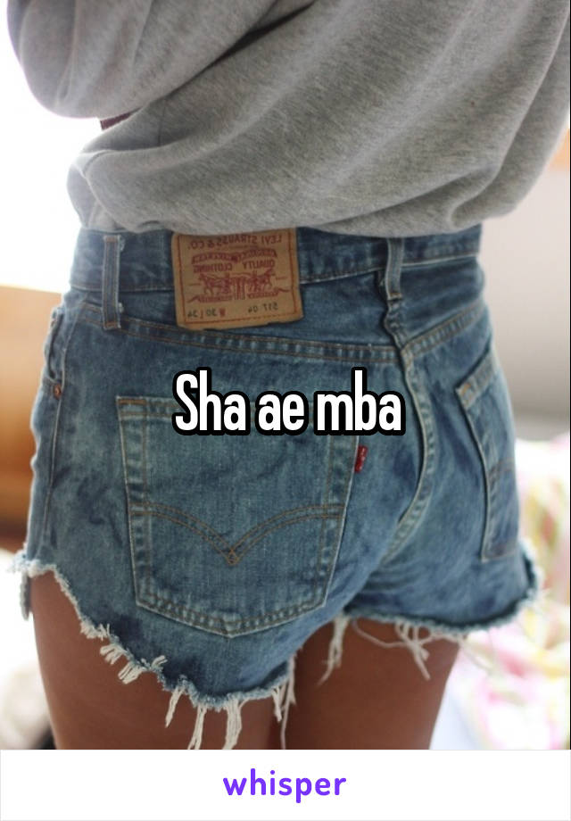 Sha ae mba