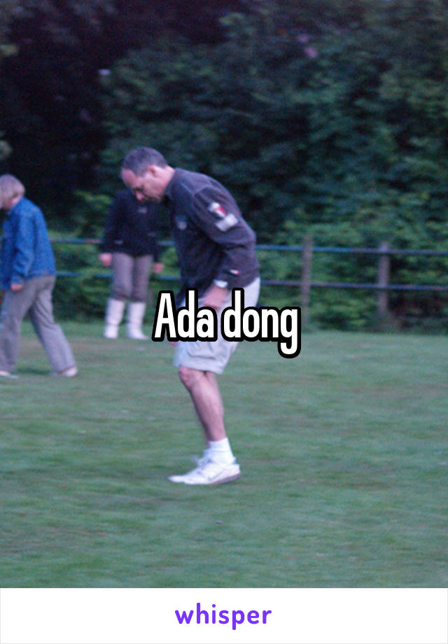 Ada dong