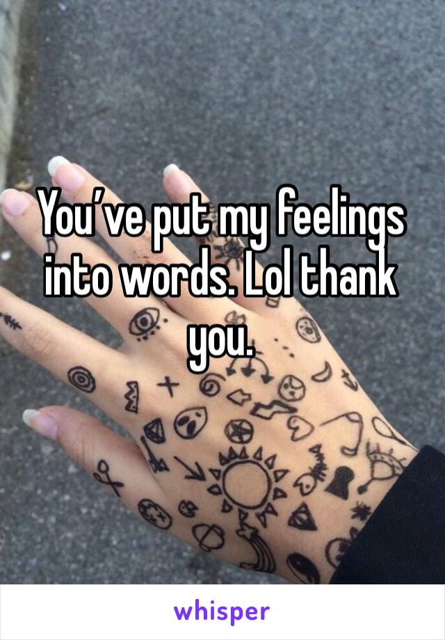 You’ve put my feelings into words. Lol thank you. 