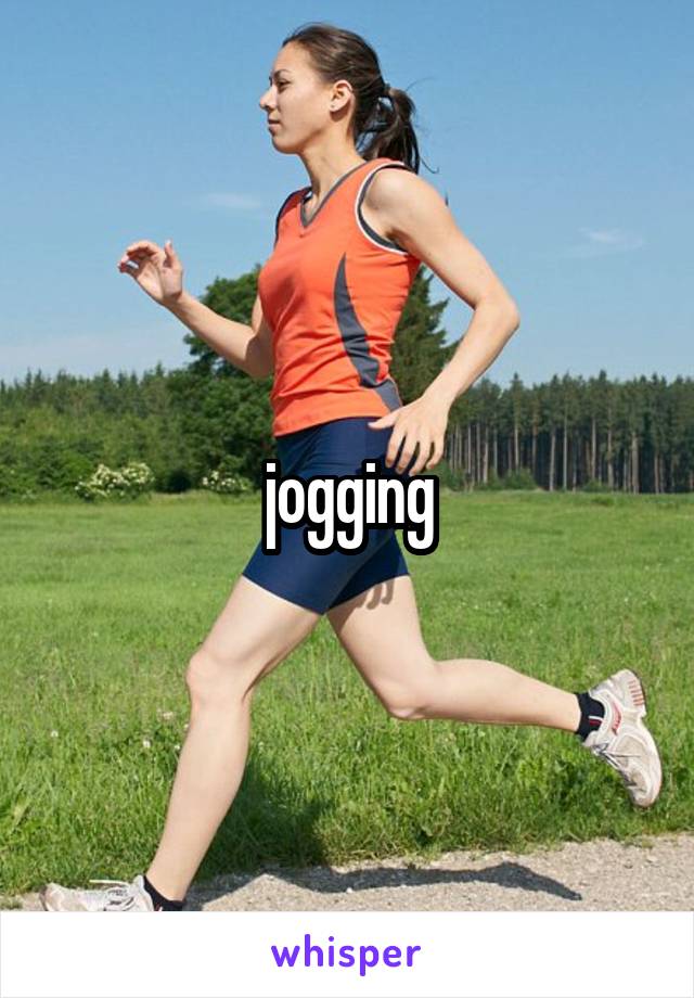 jogging