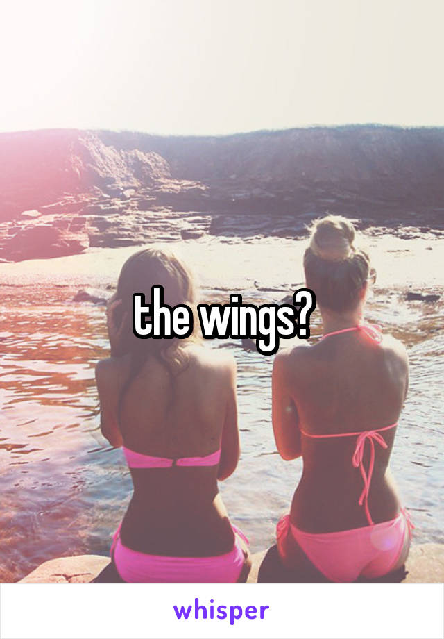 the wings?