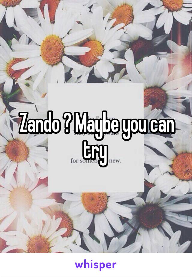 Zando ? Maybe you can try 