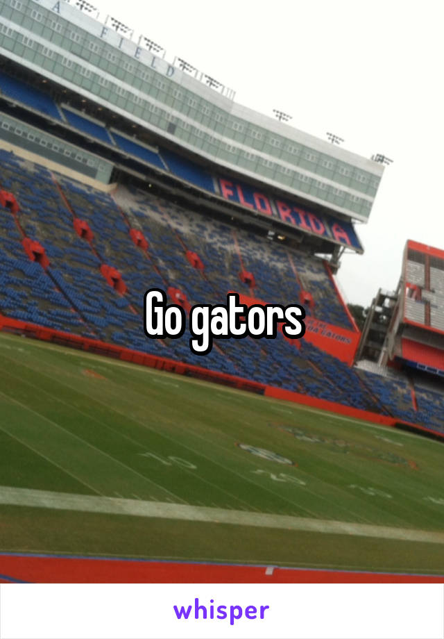 Go gators