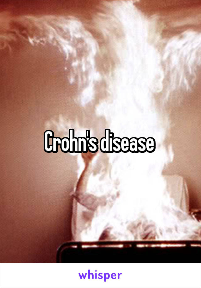 Crohn's disease 