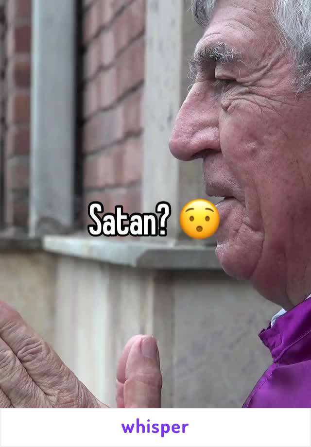 Satan? 😯