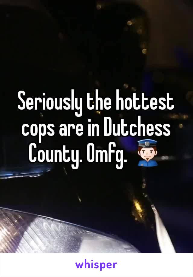 Seriously the hottest cops are in Dutchess County. Omfg. 👮‍♂️