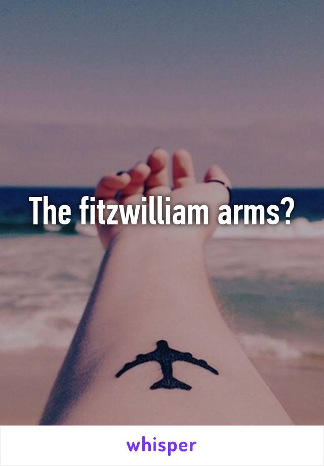 The fitzwilliam arms?
