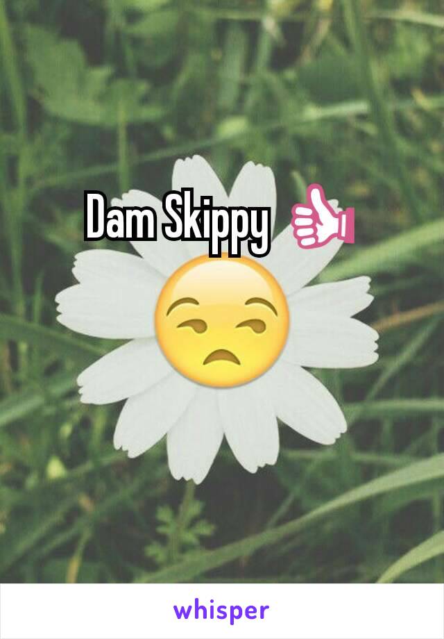 Dam Skippy 👍