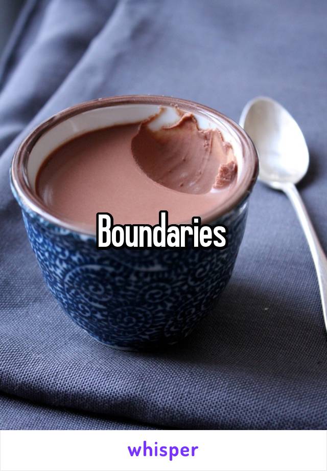 Boundaries 