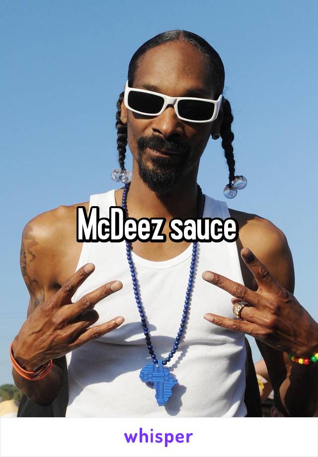 McDeez sauce 