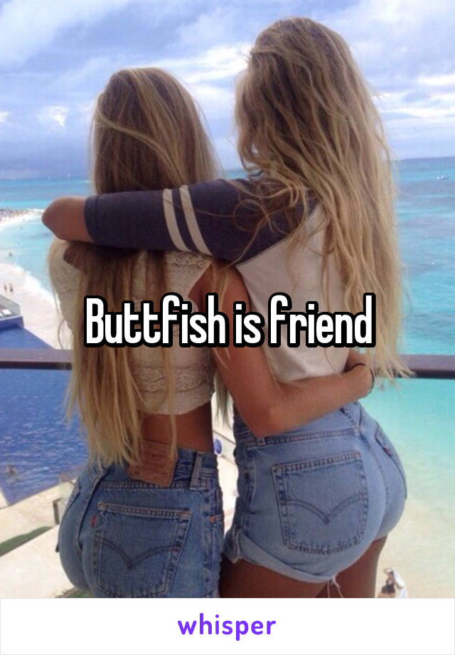 Buttfish is friend