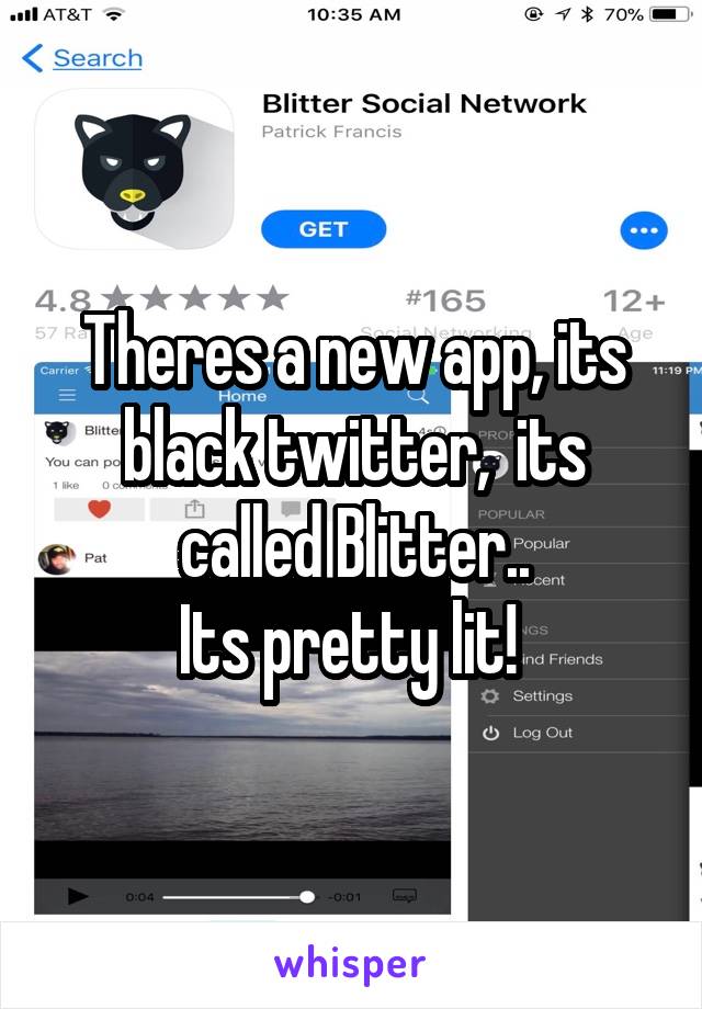 Theres a new app, its black twitter,  its called Blitter..
Its pretty lit! 