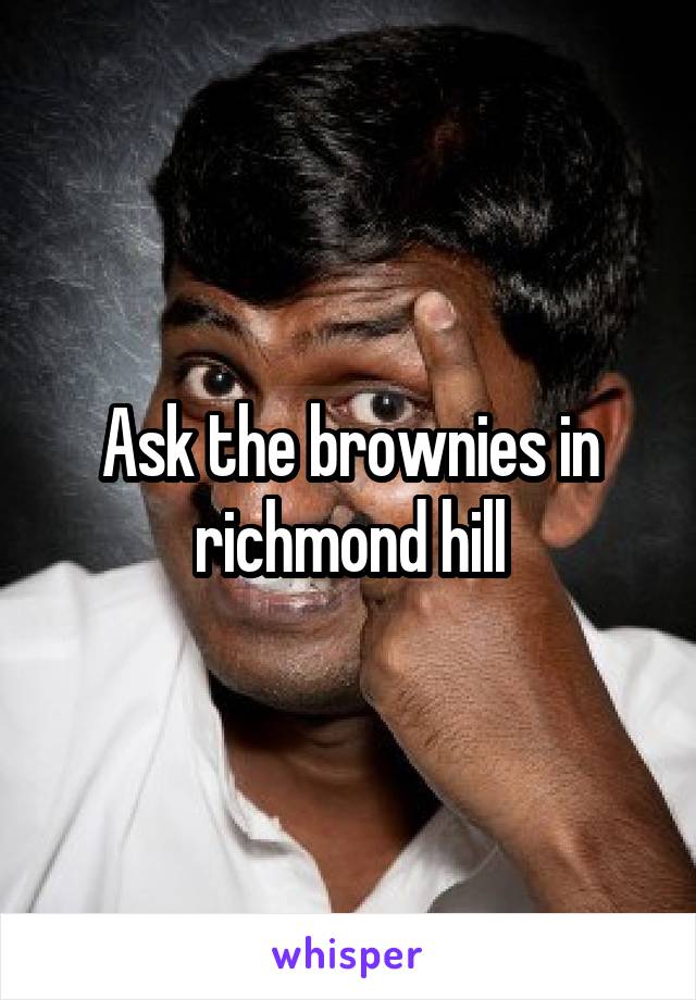 Ask the brownies in richmond hill
