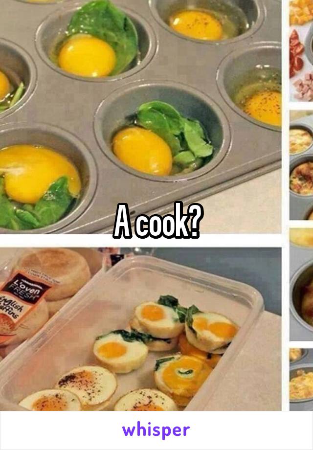 A cook?