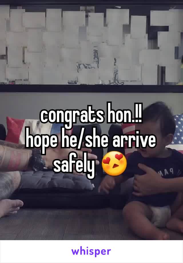 congrats hon.!!
hope he/she arrive safely 😍