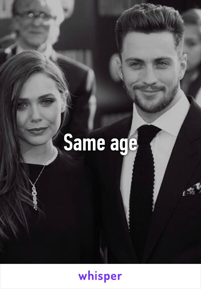 Same age