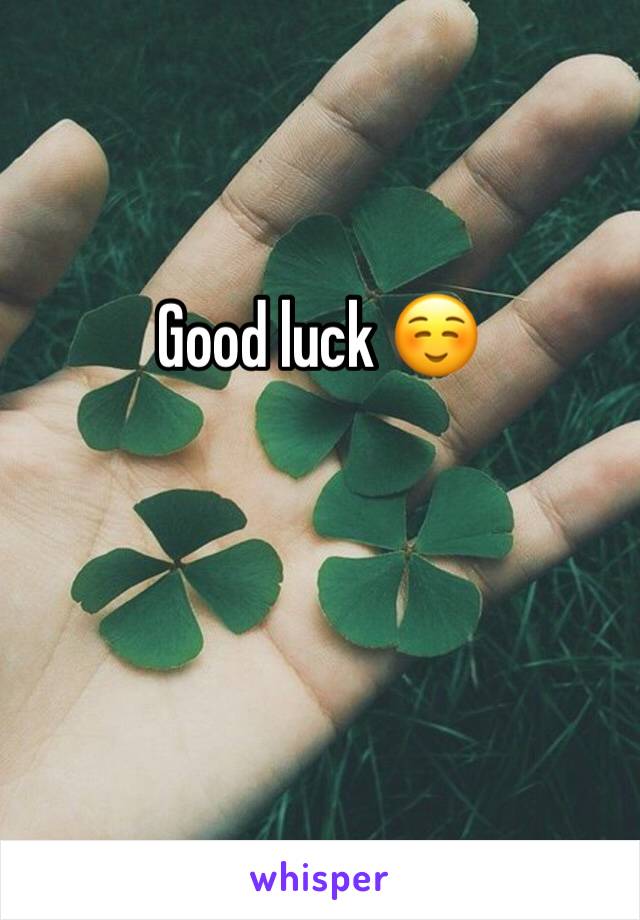 Good luck ☺️ 