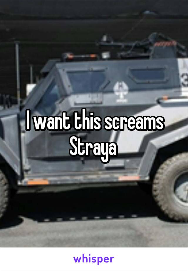I want this screams Straya 