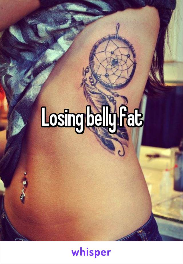Losing belly fat
