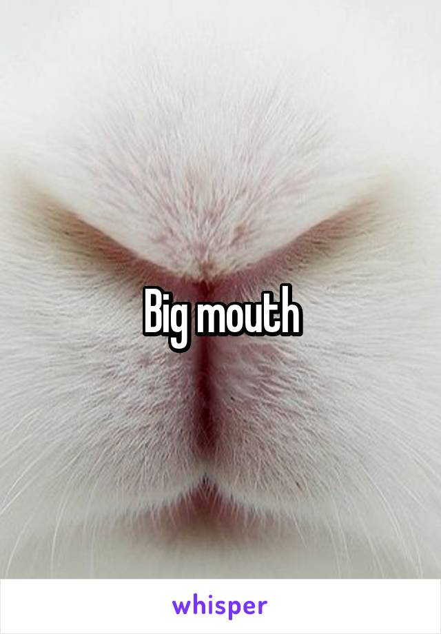 Big mouth