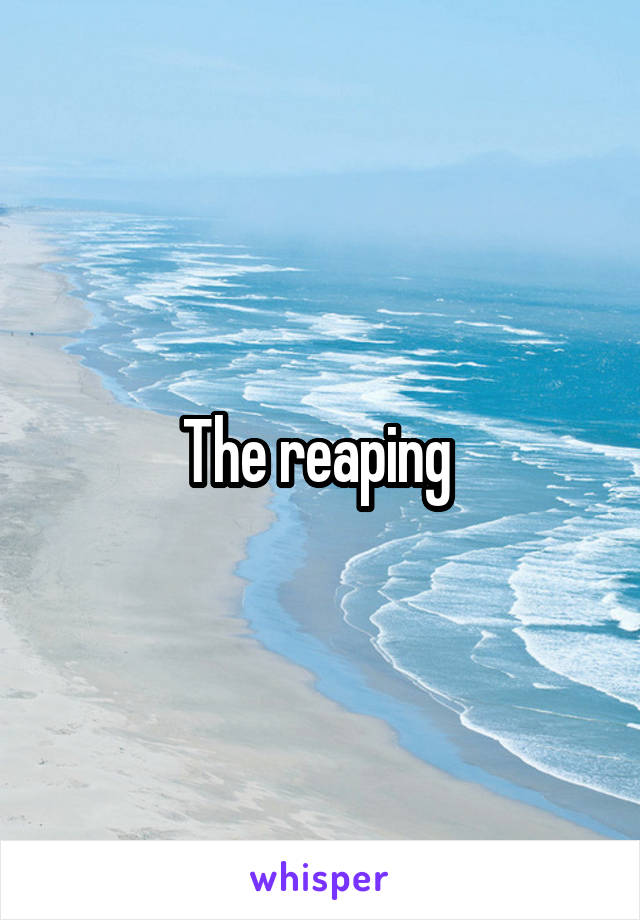 The reaping 