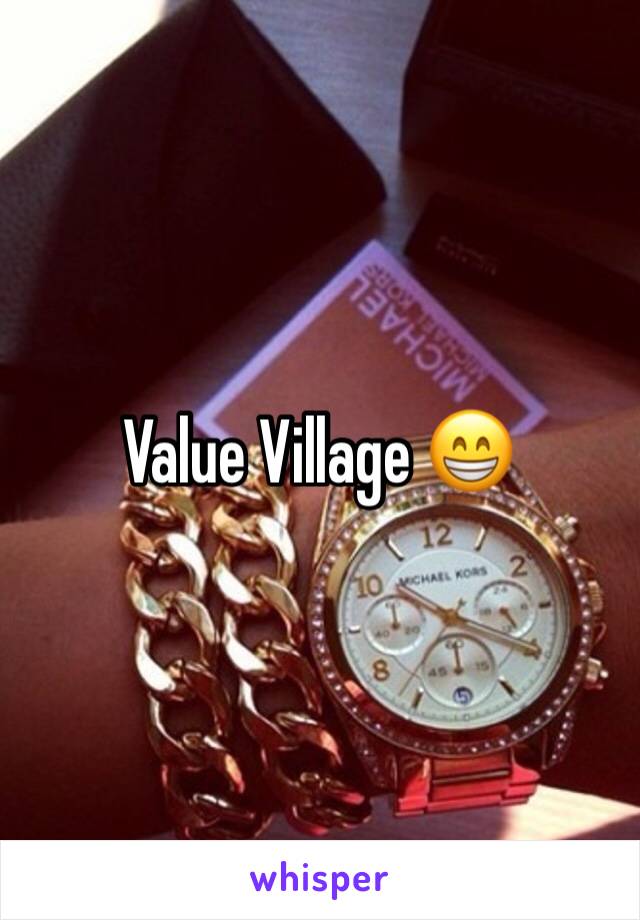 Value Village 😁