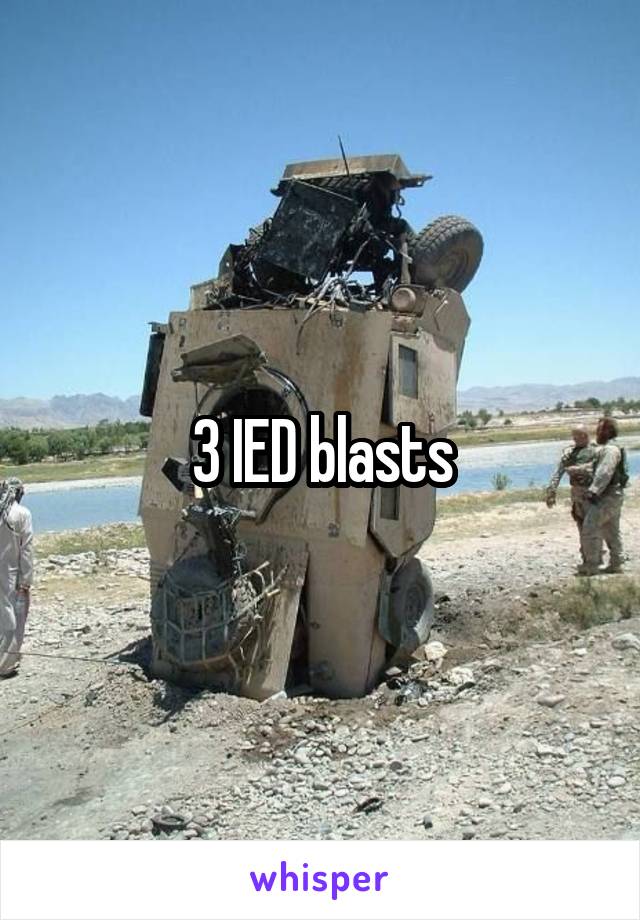 3 IED blasts