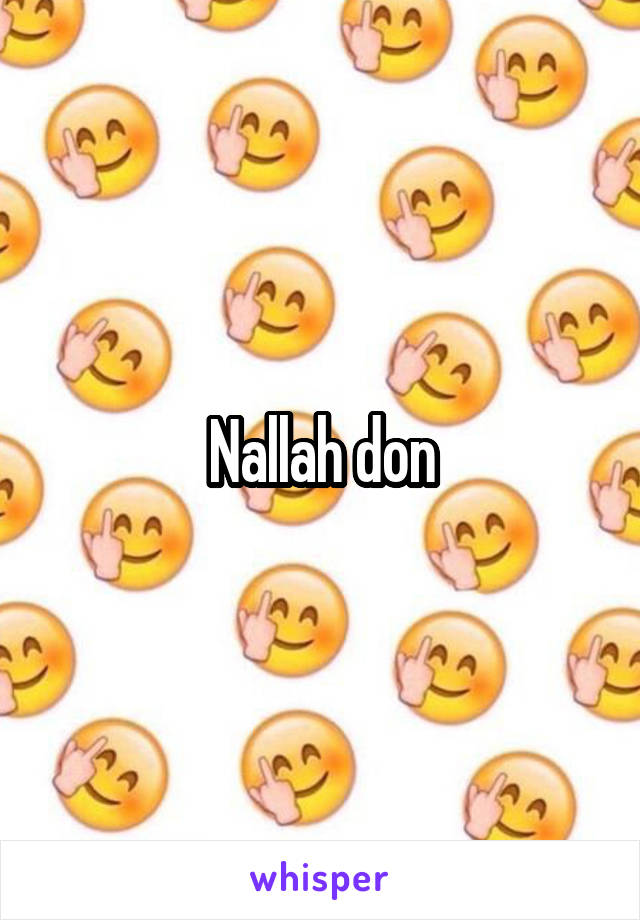 Nallah don