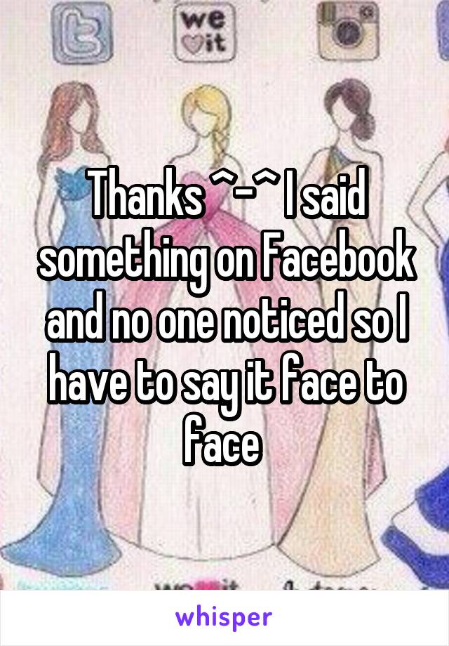 Thanks ^-^ I said something on Facebook and no one noticed so I have to say it face to face 