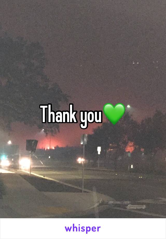 Thank you💚